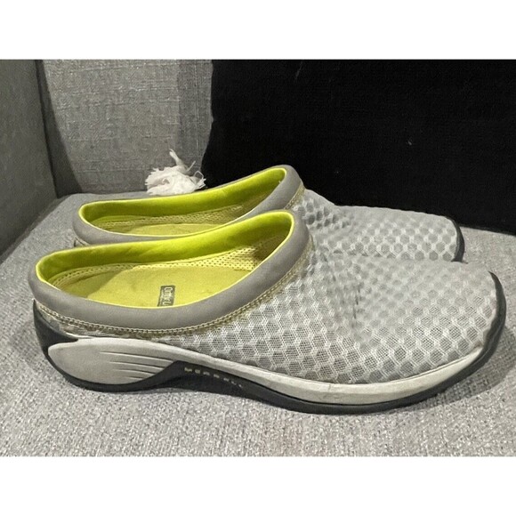 •Merrell  Women's Sz 9.5 Shoes Gray‎ Slip On Comfort Mule Drizzle - Picture 4 of 10